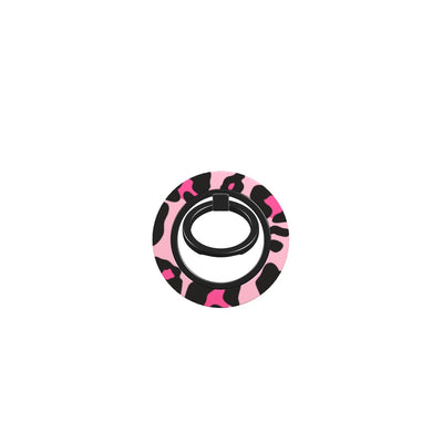 Black Pink Leopard Ring Holder