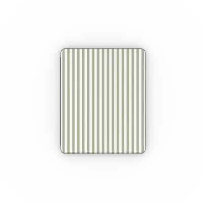 Sage Stripes Apple iPad Case