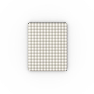 Stone Gingham Apple iPad Case