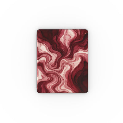 Maroon Burgundy Abstract Apple iPad Case