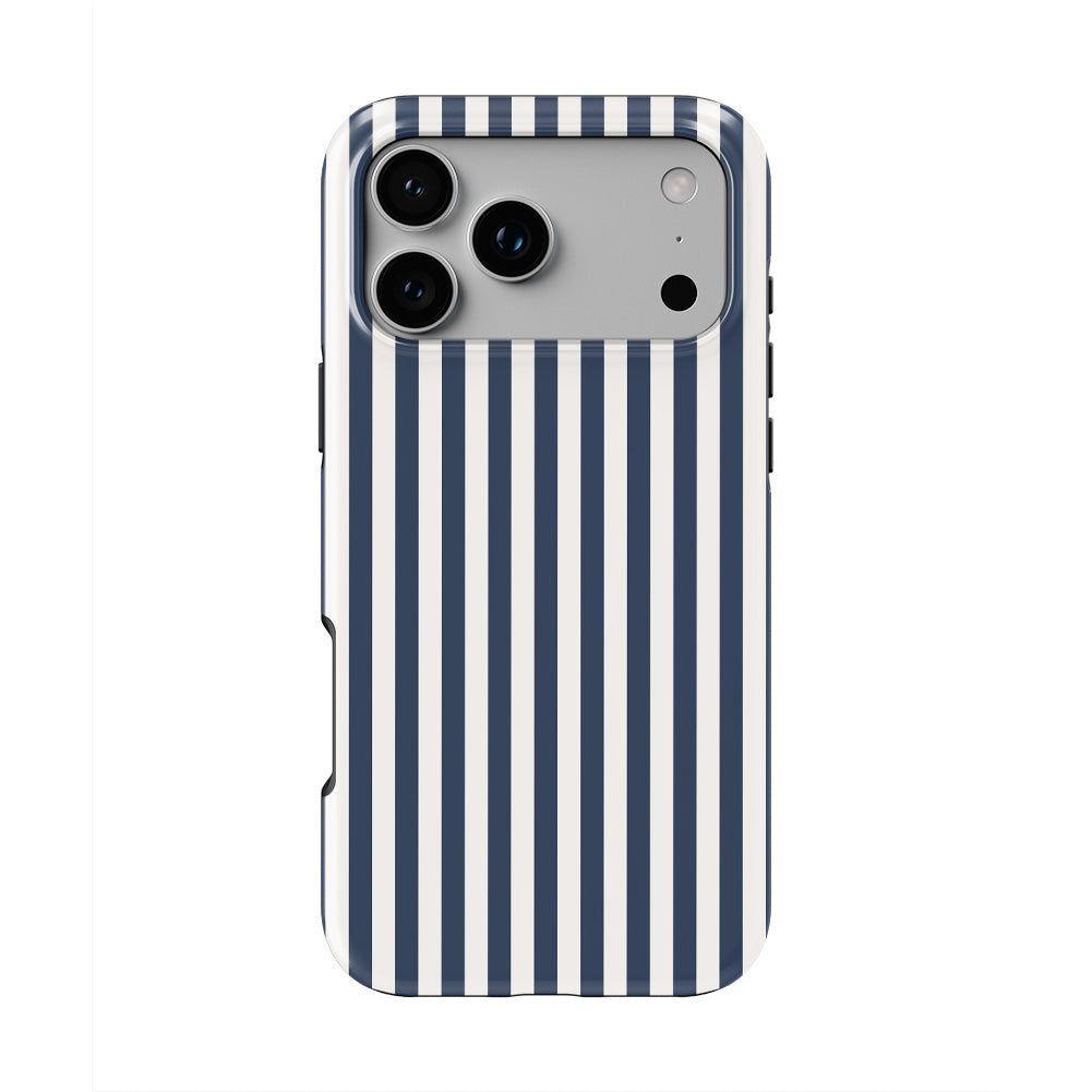 Navy Stripes (Breton) Tough Phone Case