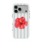 Sky Hibiscus Coastal Tough Phone Case