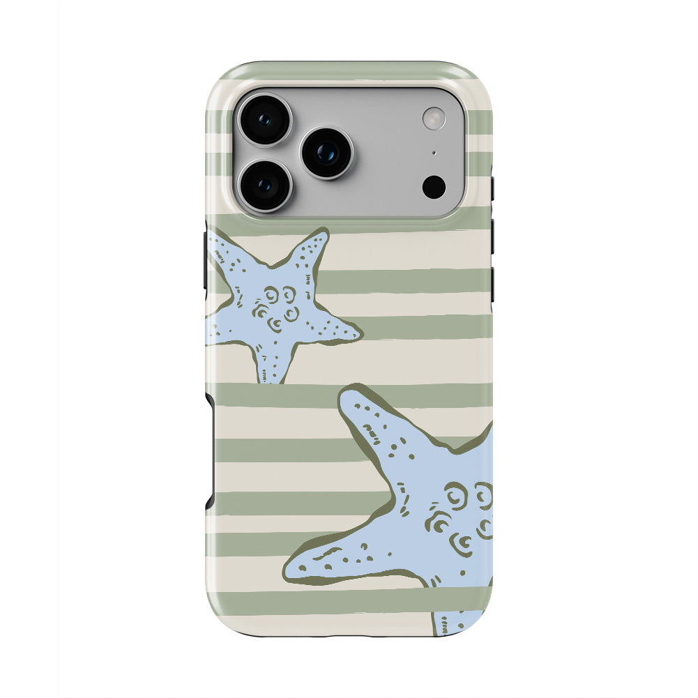 Sage starfish coastal Tough Phone Case