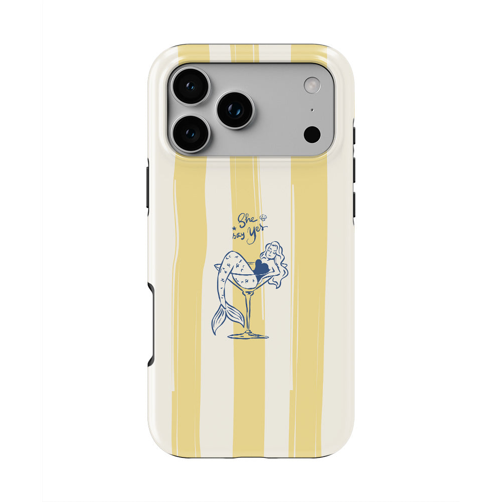 Butter mermaid coastal MagSafe Tough Phone Case