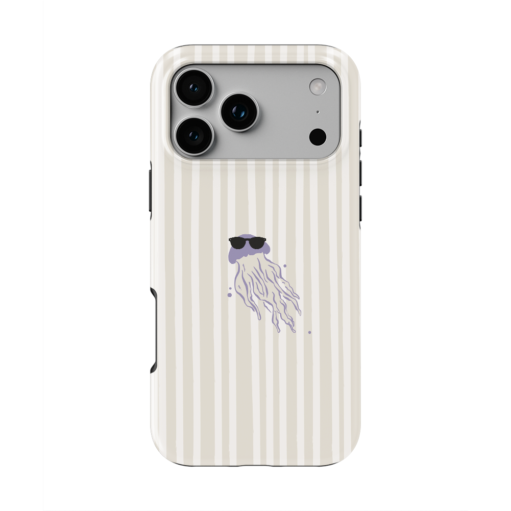 Lilac jellyfish coastal Tough Phone Case