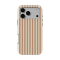 Sand and Clay Stripes Tough Phone Case
