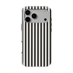 Black and White Stripes Tough Phone Case