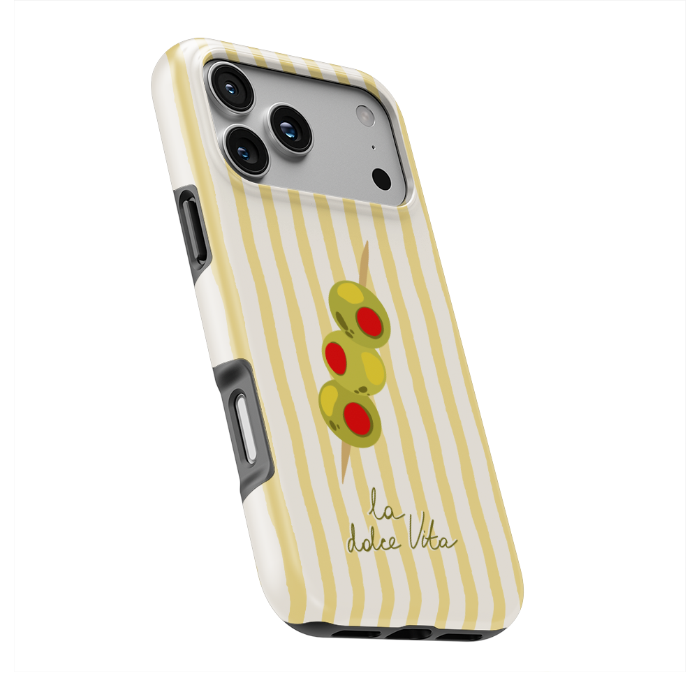 La Dolce Vita | Butter Yellow Coastal Tough Phone Case