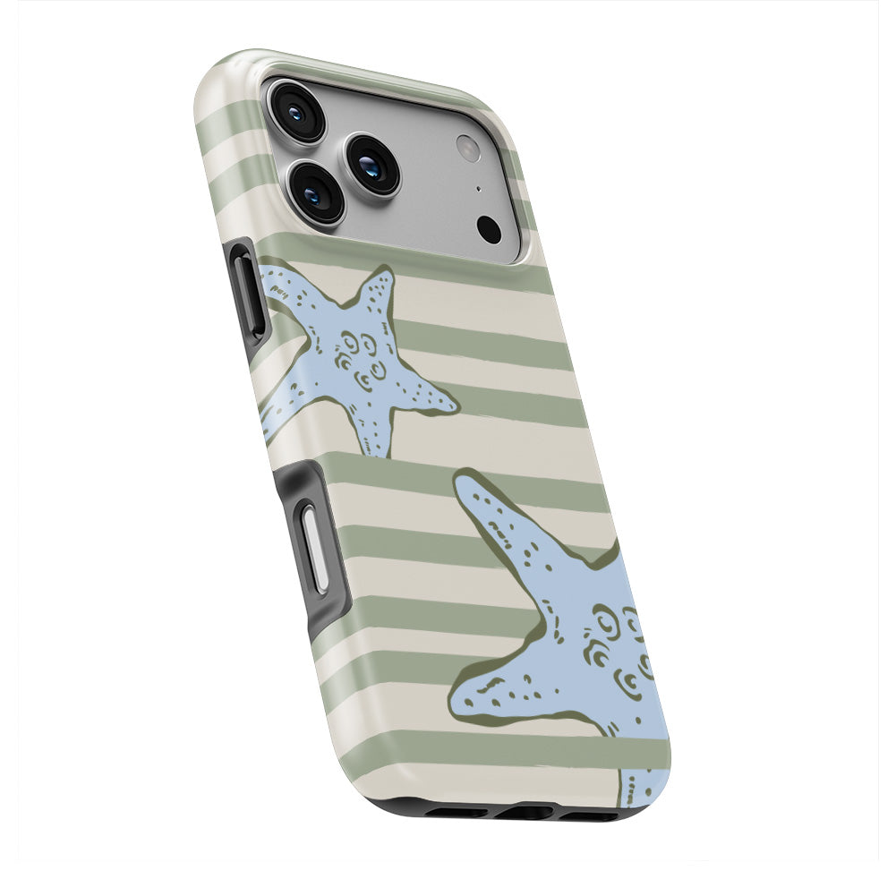 Sage starfish coastal Tough Phone Case