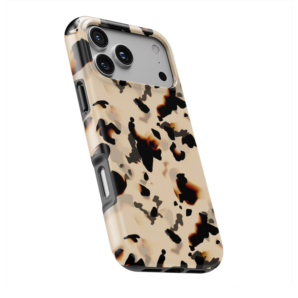 Ivory Tortoise Pattern Tough Phone Case