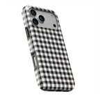 Blank and White Gingham Tough Phone Case