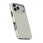 Sage Stripes Tough Phone Case