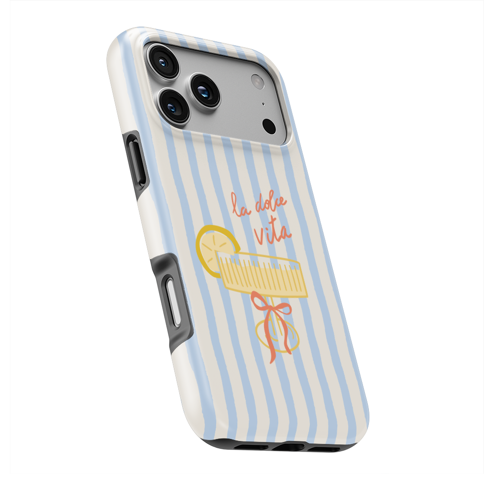 La Dolce Vita | Sky Stripes Coastal MagSafe Tough Phone Case