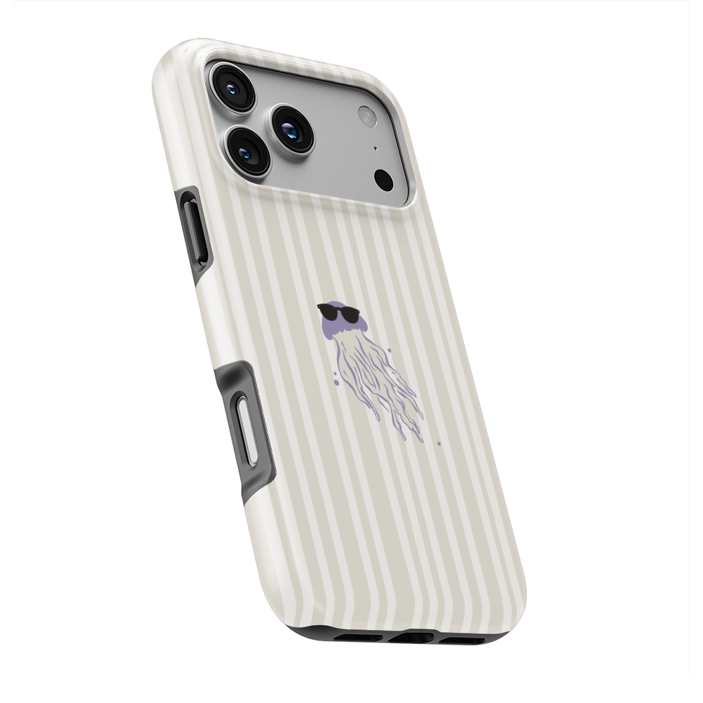 Lilac jellyfish coastal Tough Phone Case