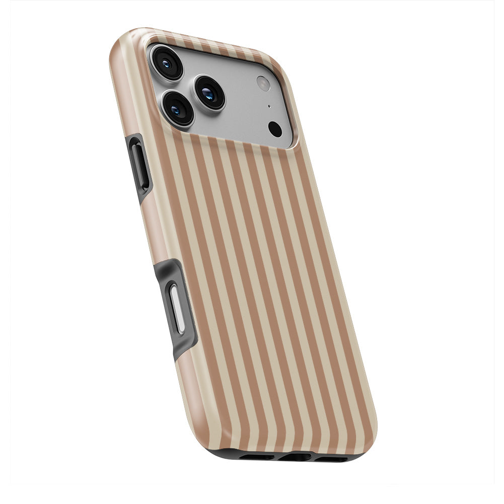 Sand and Clay Stripes Tough Phone Case