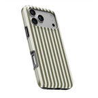 Olive Stripes Tough Phone Case