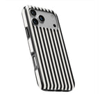 Black and White Stripes Tough Phone Case