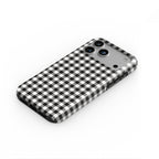 Blank and White Gingham Tough Phone Case