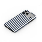 Navy Stripes (Breton) Tough Phone Case
