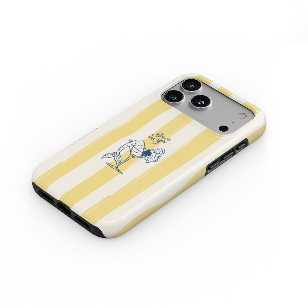 Butter mermaid coastal MagSafe Tough Phone Case