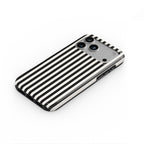 Black and White Stripes Tough Phone Case
