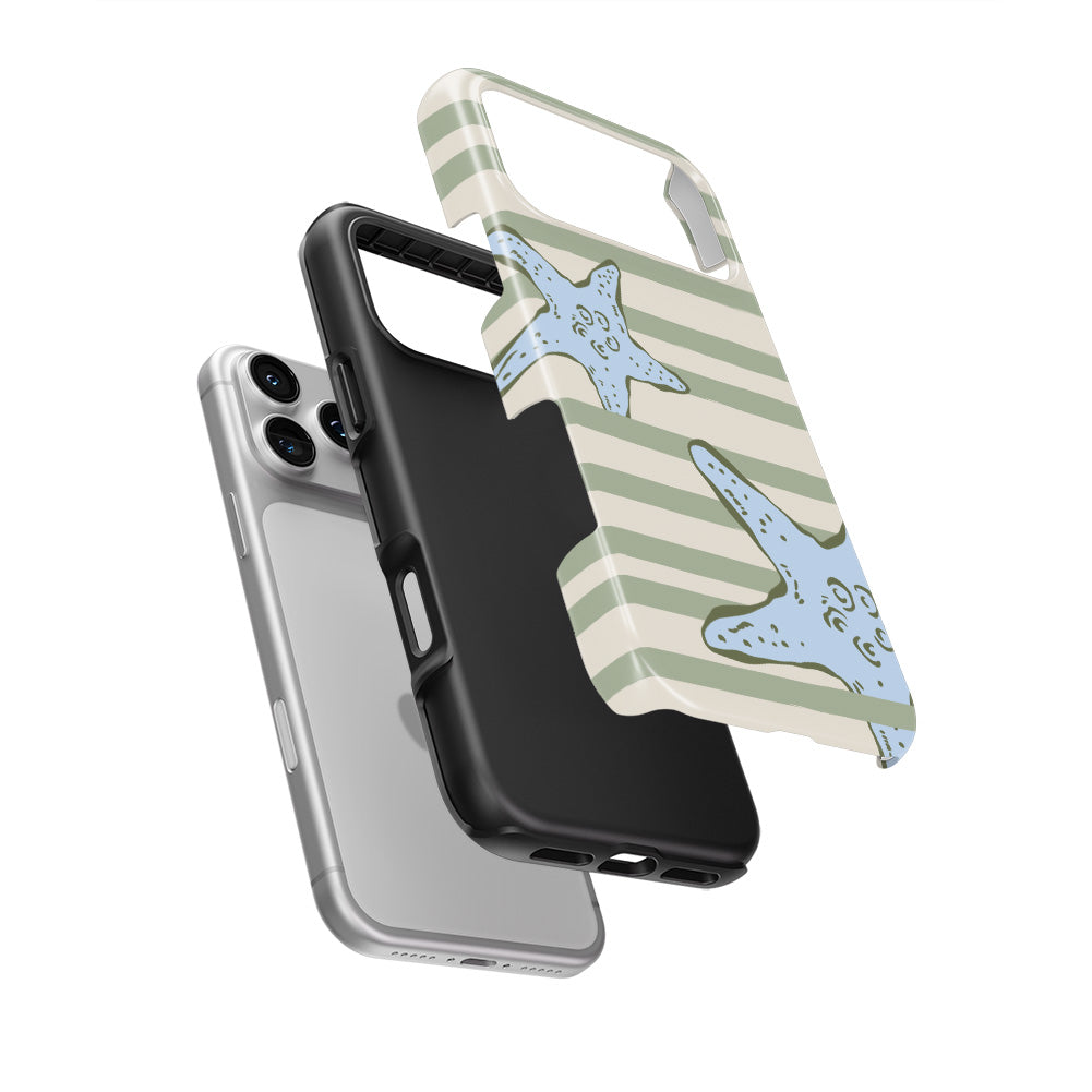 Sage starfish coastal Tough Phone Case