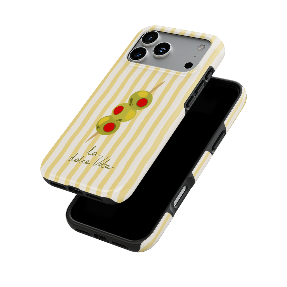 La Dolce Vita | Butter Yellow Coastal Tough Phone Case