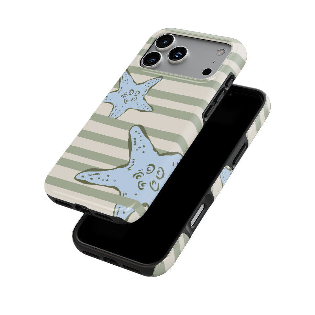 Sage starfish coastal Tough Phone Case