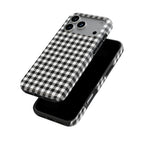 Blank and White Gingham Tough Phone Case