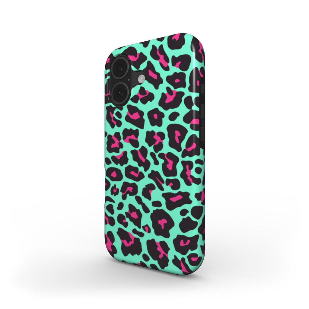 Cyan leopard T