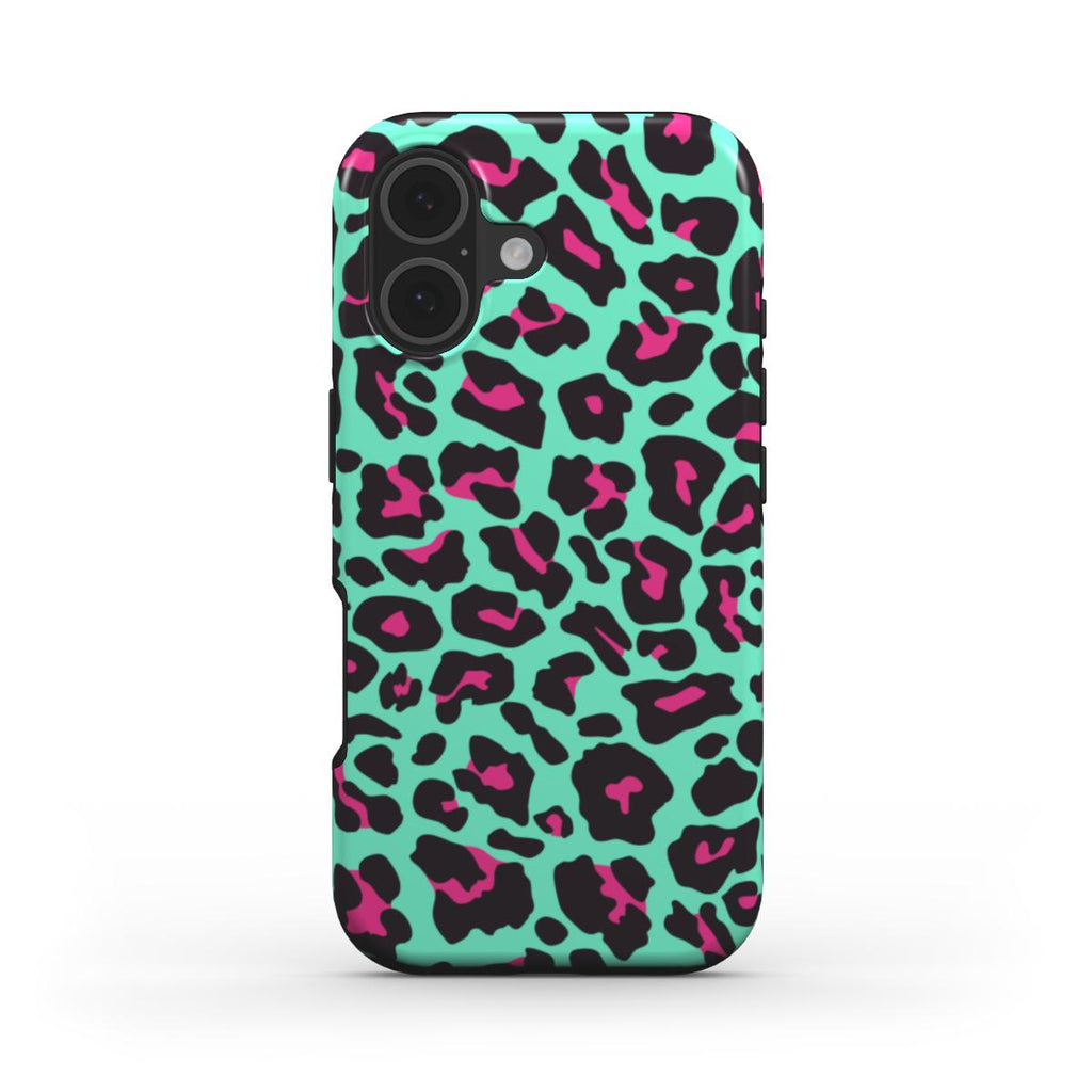 Cyan leopard T