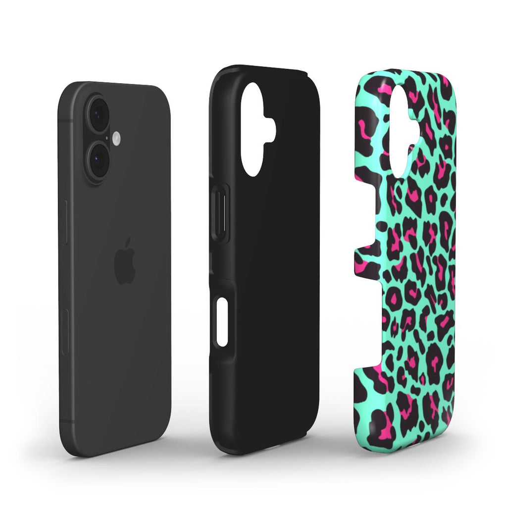 Cyan leopard T