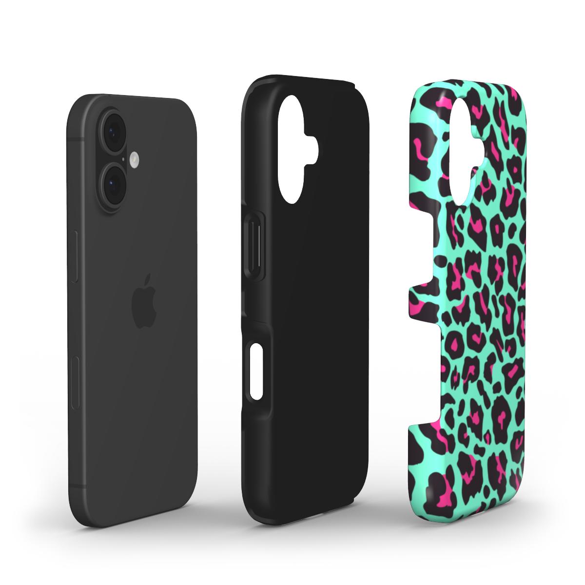 Cyan leopard T