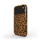Orange Leopard MagSafe Tough Phone Case