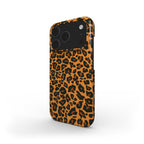 Orange Leopard Snap Phone Case