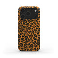 Orange Leopard Snap Phone Case