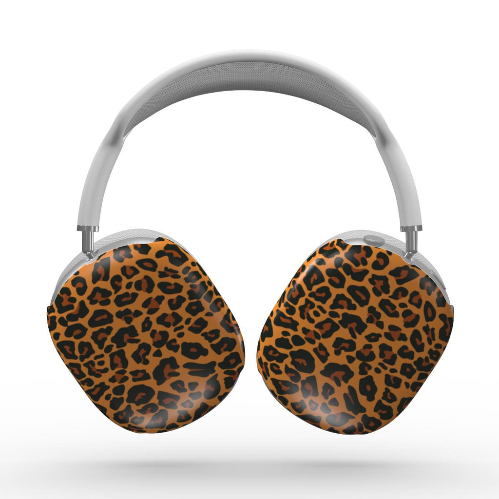 Orange Leopard Apple AirPods Max Tough Case