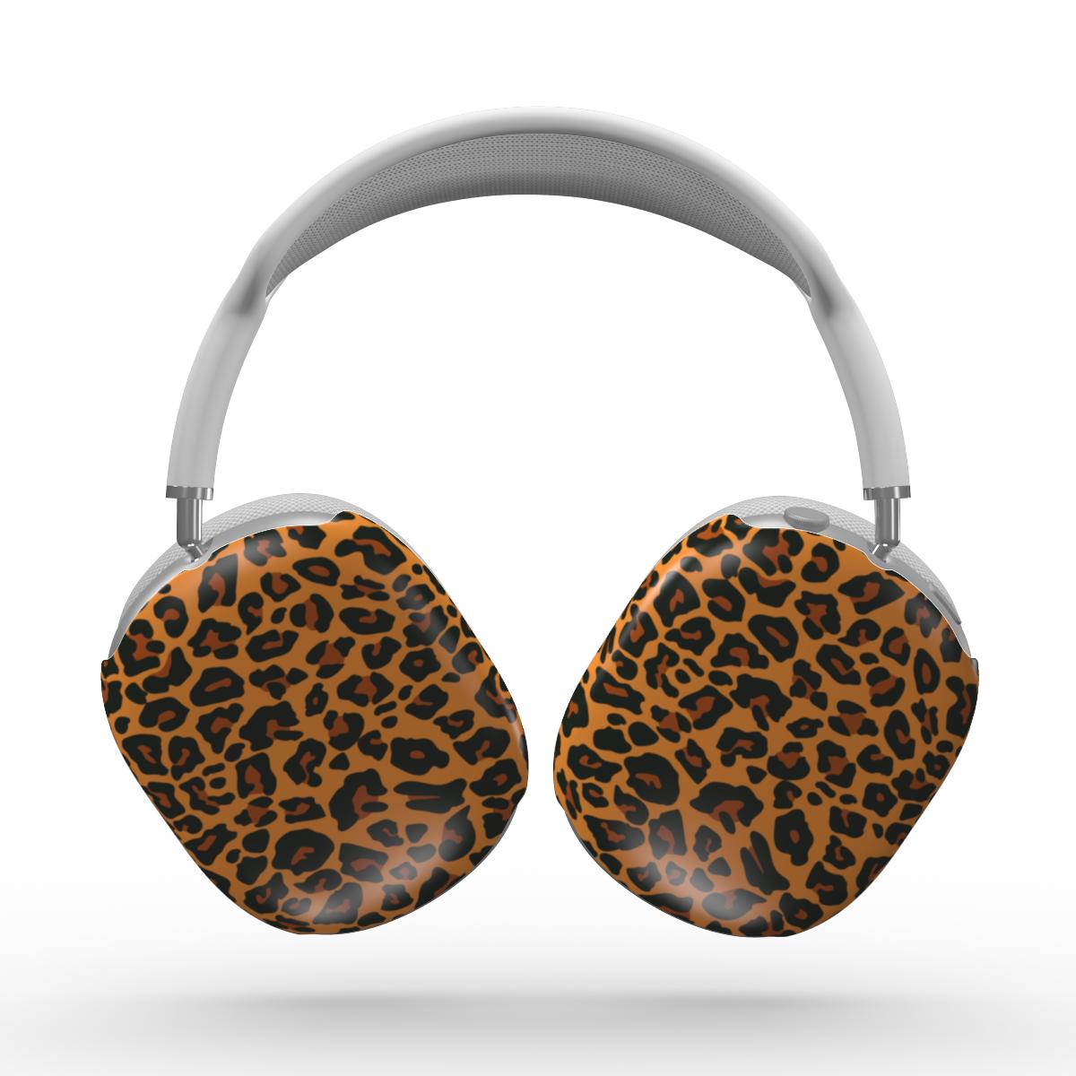 Orange Leopard Apple AirPods Max Tough Case