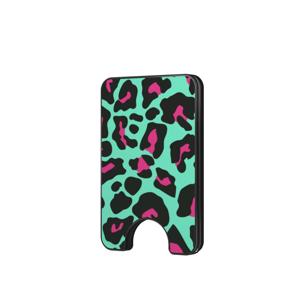 Cyan LeoPard Magnetic wallet