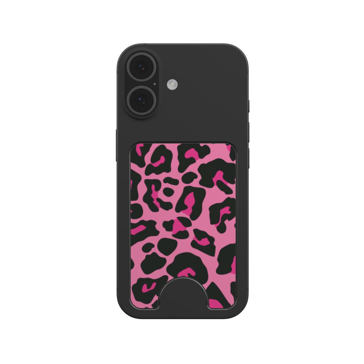 Pink Leopard Magnetic wallet