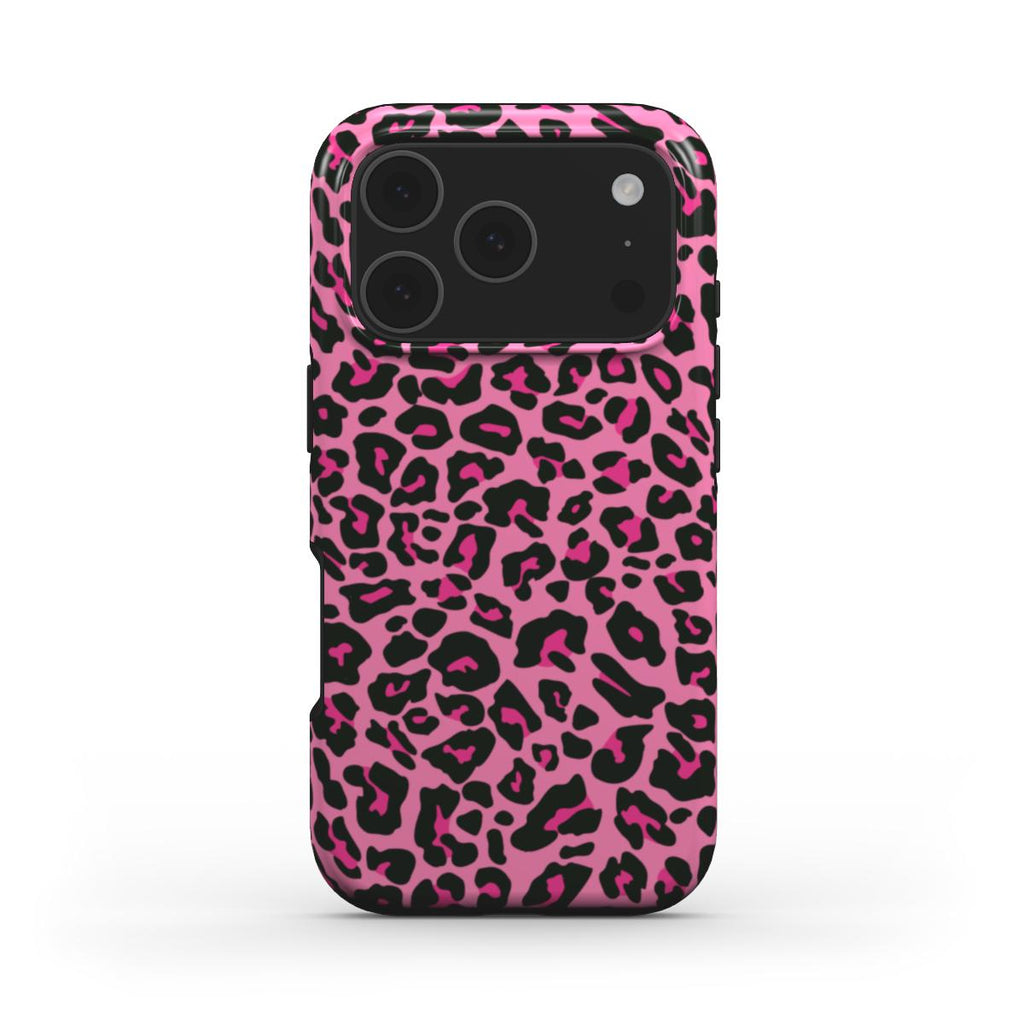 Pink Leopard MagSafe Tough Phone Case