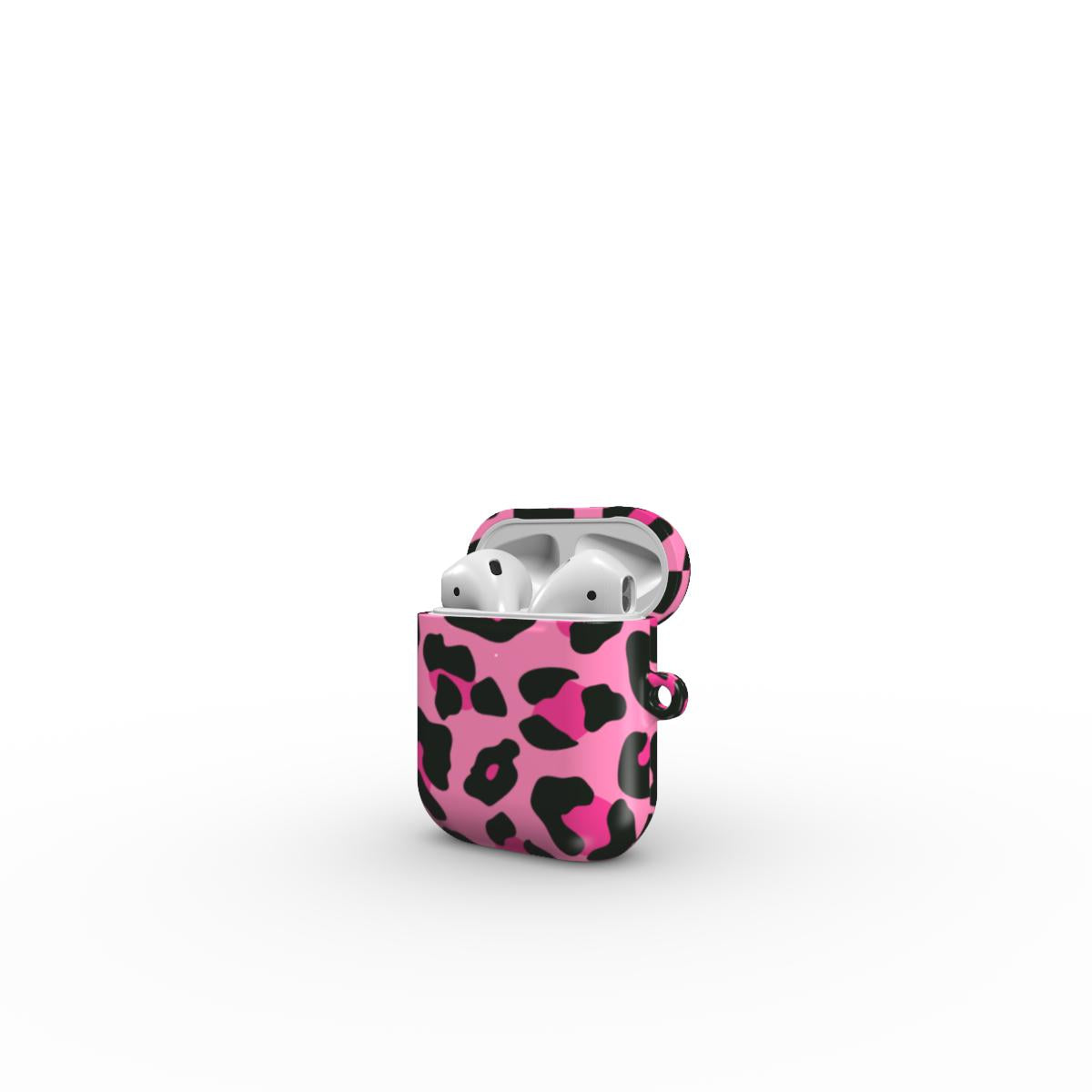 Pink Leopard Apple AirPods Tough Case