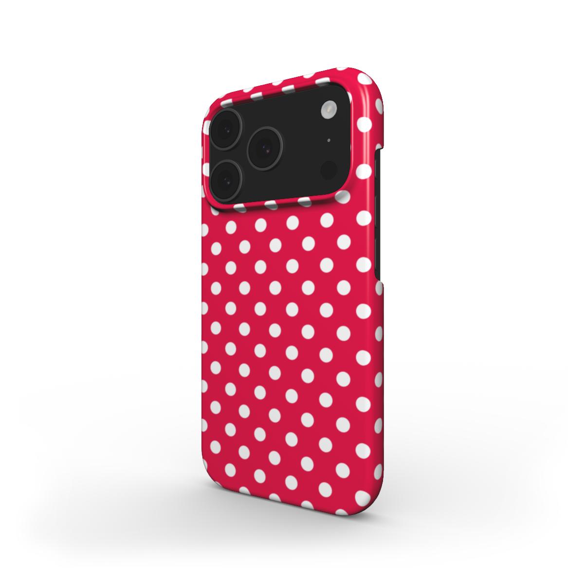 Pink polka dots Phone Case