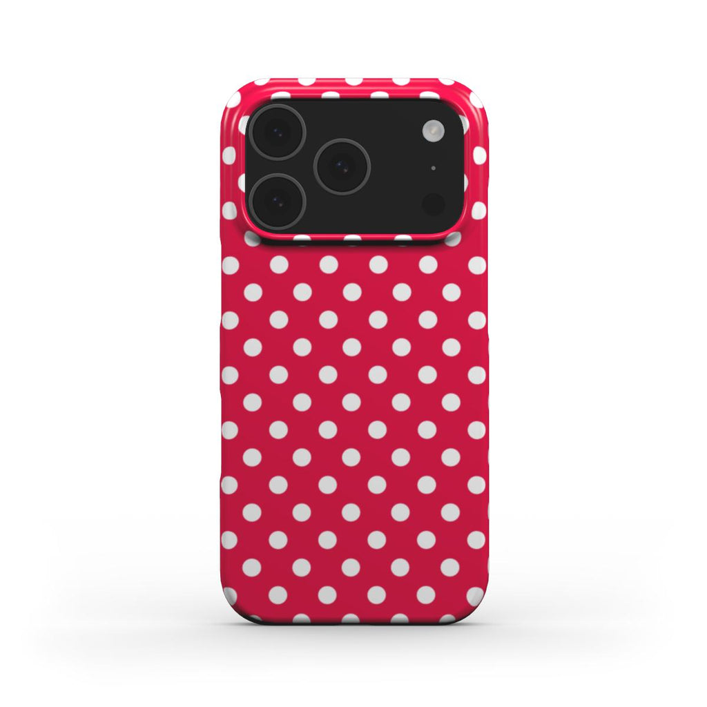 Pink polka dots Phone Case