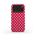 Pink polka dots Phone Case