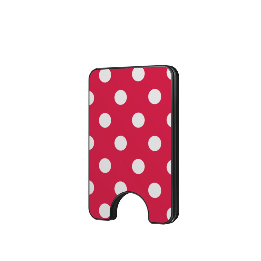 Pink polka dots Magnetic wallet