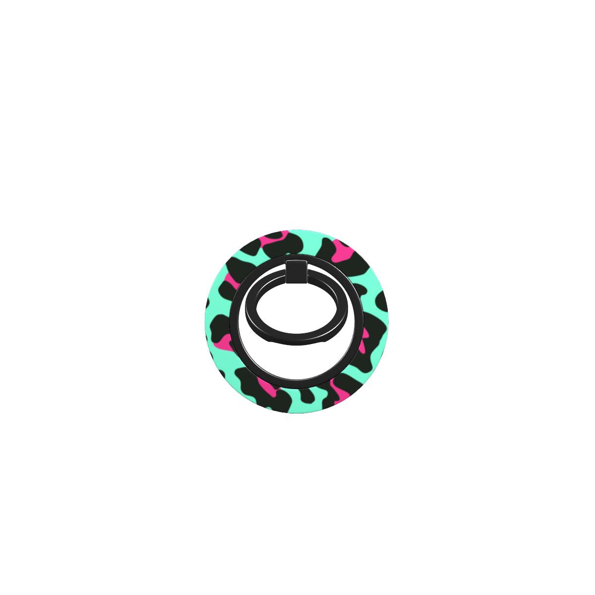 Cyan Leopard Ring Holder