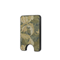 Pure green floral Magnetic wallet