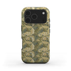 Pure green floral Tough Phone Case