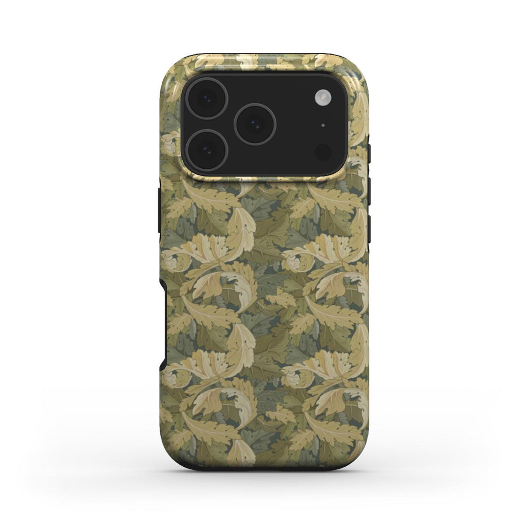 Pure green floral MagSafe Tough Phone Case